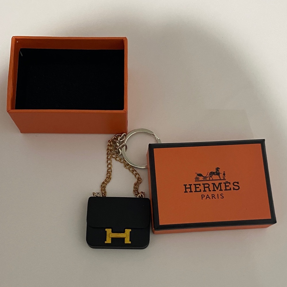Black and Gold Keychain